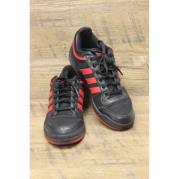 Adidas Top Ten Low Sneakers Men's‎ Size 11 Black Red Retro Streetwear Basketball